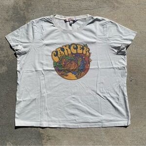 Tommy Hilfiger Zodiac Cancer Sign Tee X Zendaya Off White Size 18